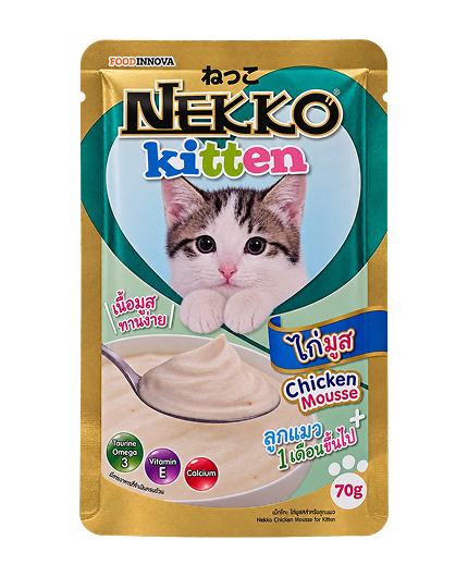 Nekko Kitten Pouch Chicken Mousse – 70g