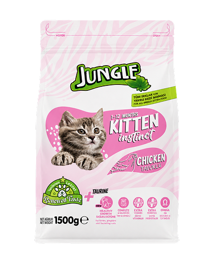 Jungle Kitten Dry Food Chicken 1.5kg