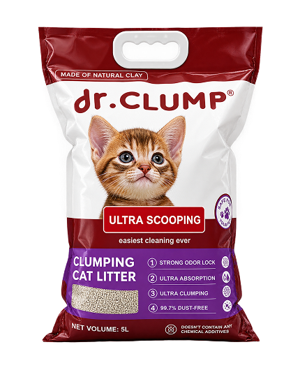 Dr. Clump Clumping Cat Litter Lavender Flavor 10Ltr