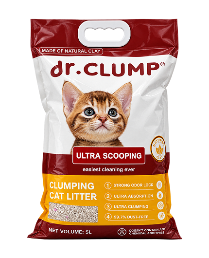 Dr. Clump Clumping Cat Litter Lemon Flavor 10 Ltr